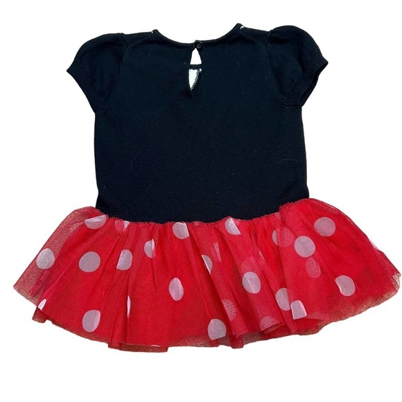 Baby gap Disney Minnie Mouse sweater tutu dress size 3-6 months - Picture 4 of 7